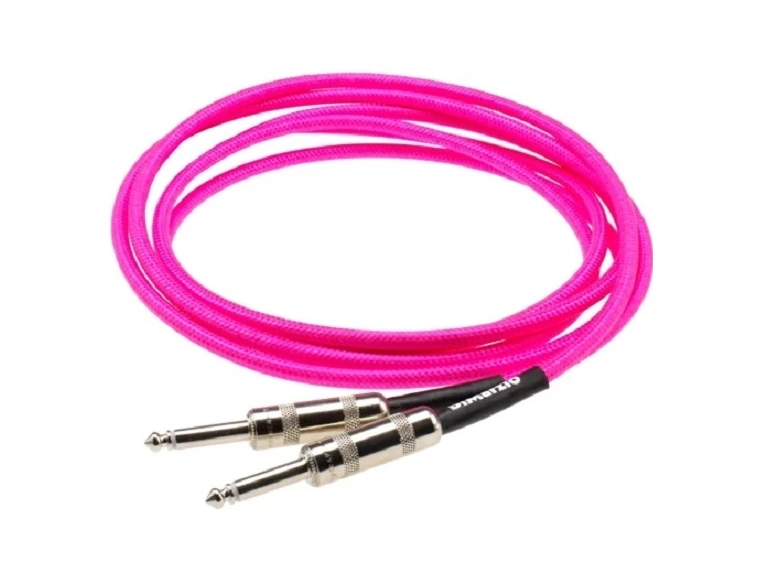 DIMARZIO EP1718SSPK Instrumentkabel Braided 5,4 m. Neon Pink 