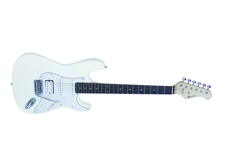 DIMAVERY ST-312 E-Guitar, white 