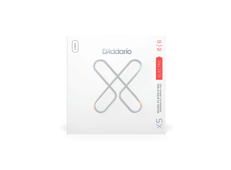 D'Addario XSE1052-3P XS Coated (010-052), 3-pack 