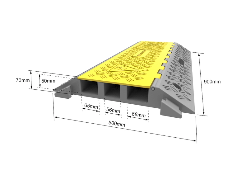 EUROLITE KB-3 kabelbro 3 kanaler 900x500x70mm 
