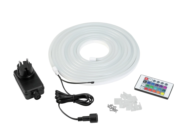 EUROLITE LED Neon Flex 24V RGB 5m with IR Set 