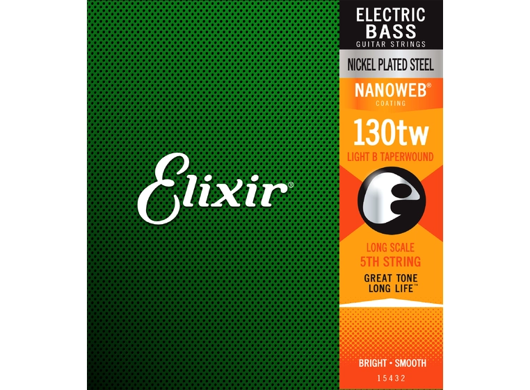 Elixir NWB130L-TW Nanoweb bass string .130L 15432 