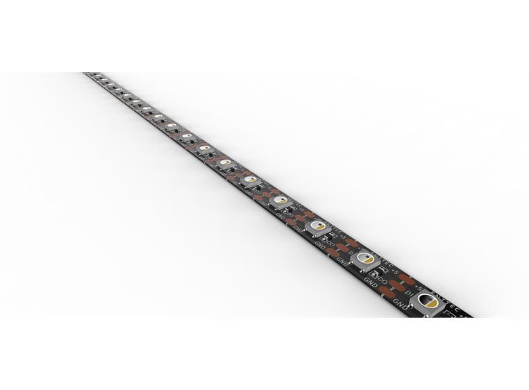Enttec 8PXW60-4B Pixel tape RGB+CW Sort PCB. 60 LEDs/m, 5V. 4 meter