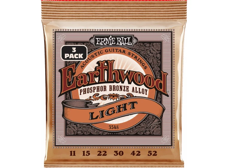 Ernie Ball EB-3548 PSB Light (011-052) 3-pack 