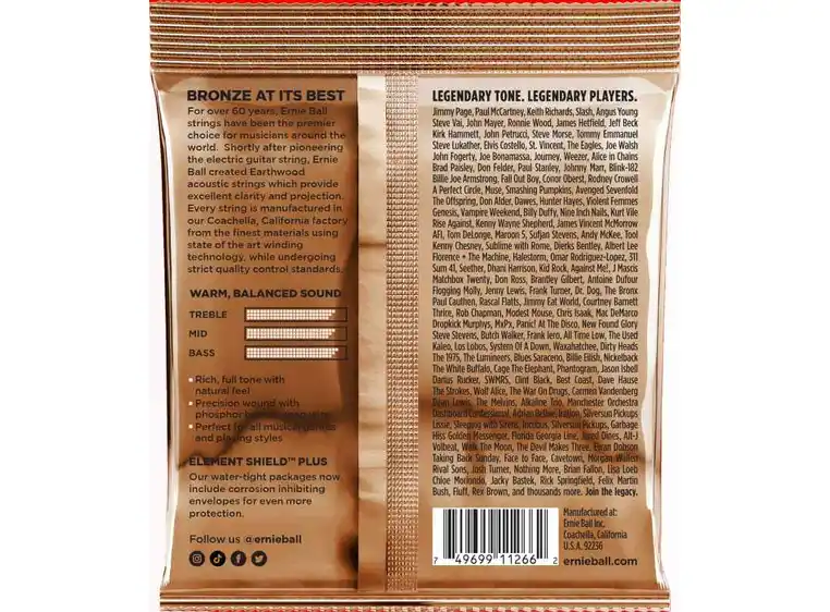 Ernie Ball EB-3548 PSB Light (011-052) 3-pack 