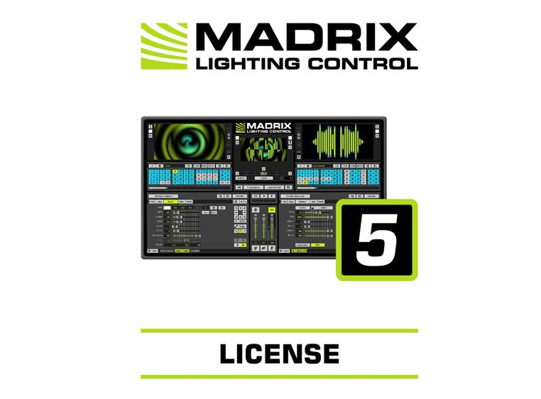 Eurolite Set 5x LED PR-100/32 Pixel DMX Rail bk + Madrix Software