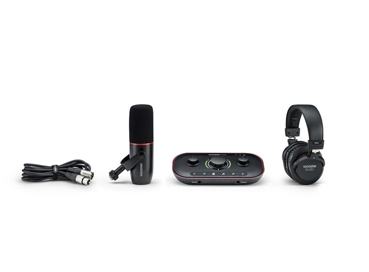 Focusrite Vocaster Two Studio Bundle USB lydkort, mikrofon og hodetelefon