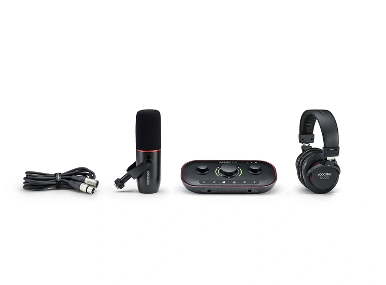 Focusrite Vocaster Two Studio Bundle USB lydkort, mikrofon og hodetelefon 