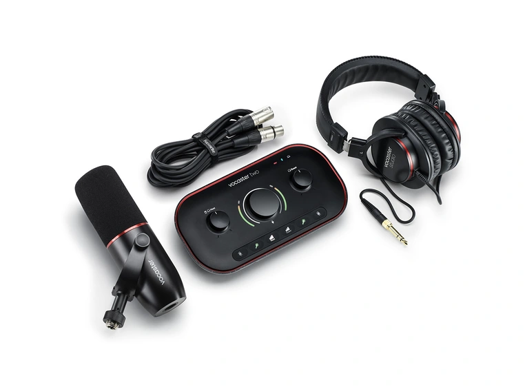 Focusrite Vocaster Two Studio Bundle USB lydkort, mikrofon og hodetelefon 