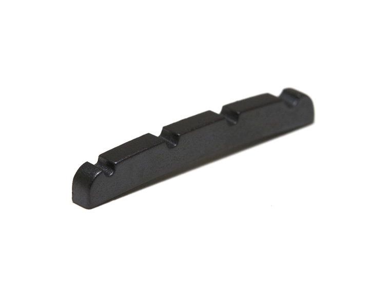 Graph Tech Black TUSQ XL LT-1214-10 J-Style Nut,Curved Btm,Slotted,4Str,10pk 