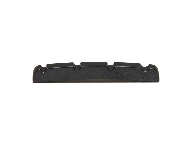 Graph Tech Black TUSQ XL LT-1214-10 J-Style Nut,Curved Btm,Slotted,4Str,10pk 