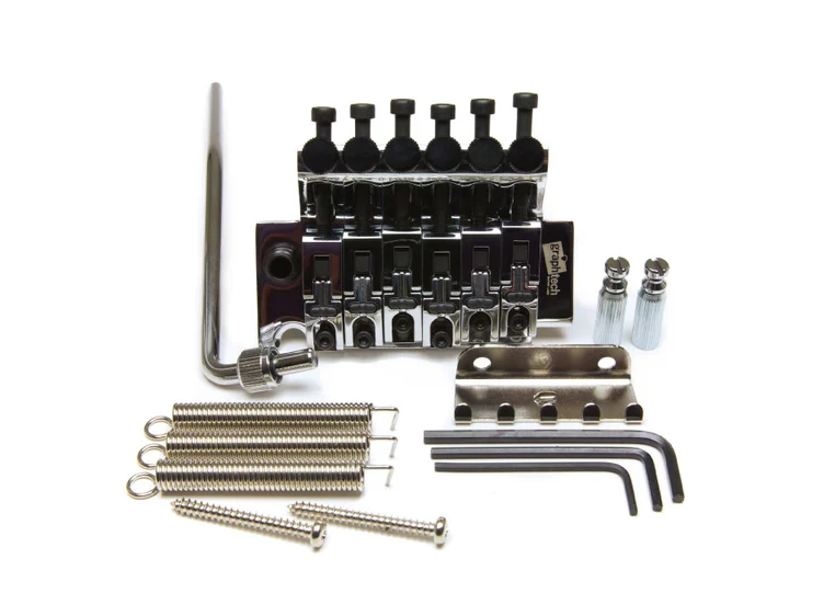 Graph Tech Ghost PN-0080-C0 Chrome Loaded LB63 FR-Style Tremolo System 