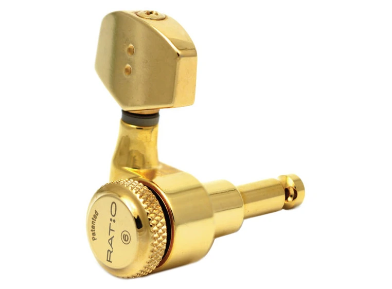 Graph Tech PRL-8311-G0 Ratio Electric Locking Machine 3+3 - Gold 