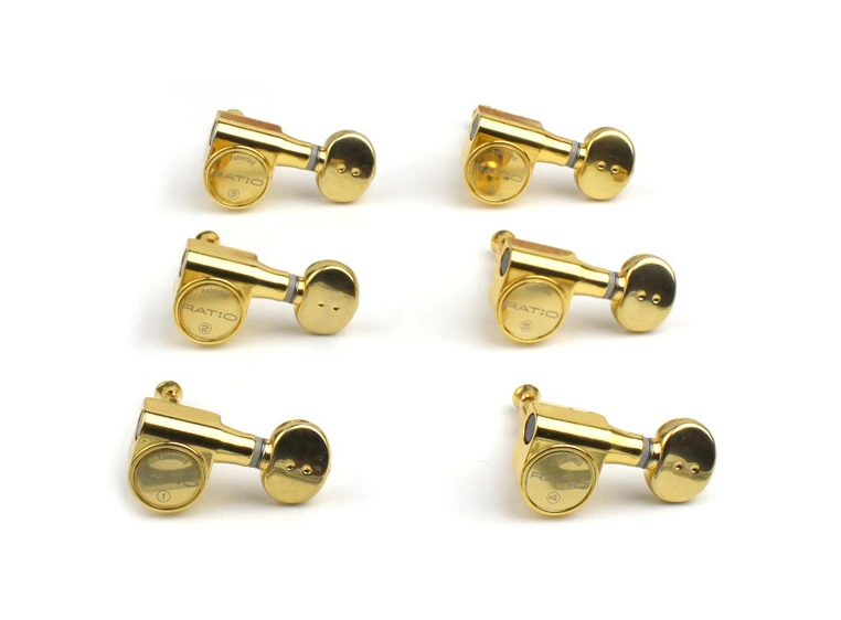 Graph Tech PRN-2731-G0 Ratio Electric Guitar Machine Heads (Left) - Gold 