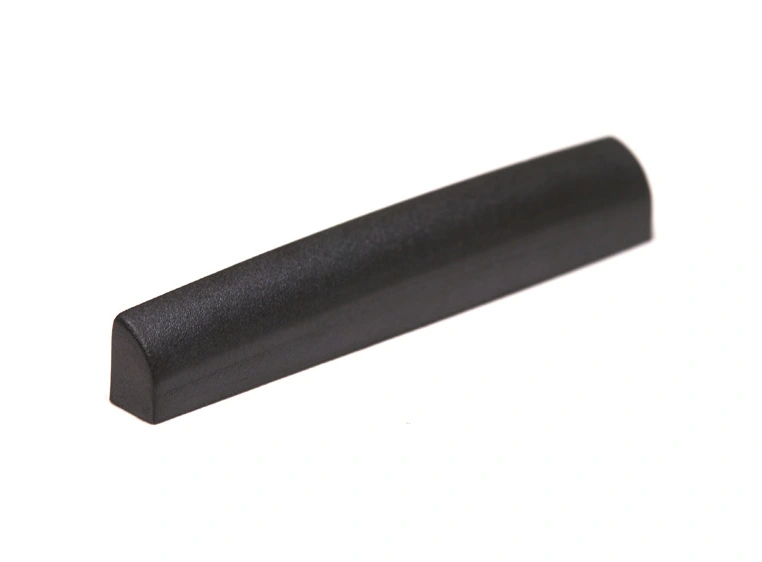 Graph Tech PT-4202-00 Black TUSQ XL Blank Nut (48.8 mm), Rounded, Flat 