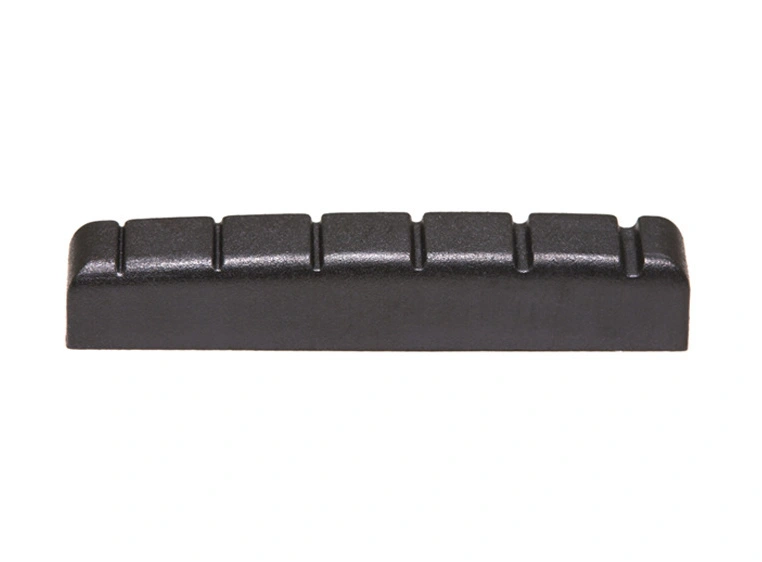 Graph Tech PT-6642-00 Black TUSQ XL Slotted Guitar Nut 42 x 6 mm, Flat 