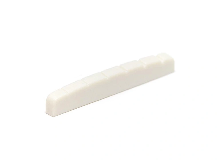 Graph Tech TUSQ LQ-5010-10 F- Style Nut, Flat, Slotted, 10pk 