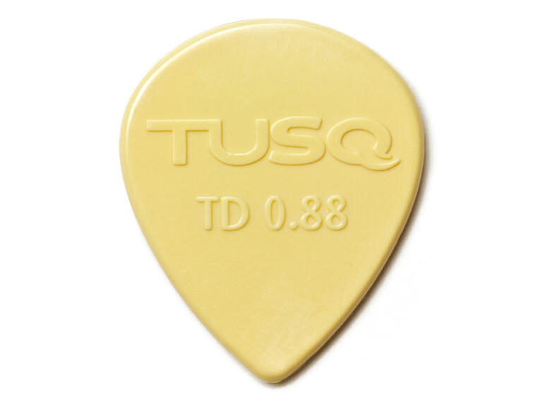 Graph Tech TUSQ Tear Drop Picks Vintage white, Plekter 0.88 mm 6-pakning