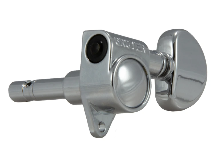 Grover 106C Original Locking Rotomatics w/Round Button Single Chrome (L) 