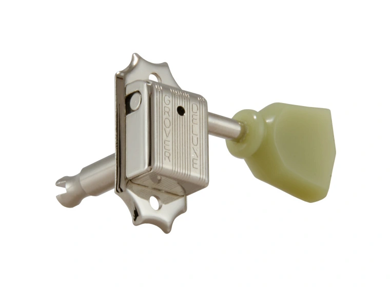 Grover 133NK Deluxe Guitar Machines w/Keystone Button, 3+3 - Nickel 