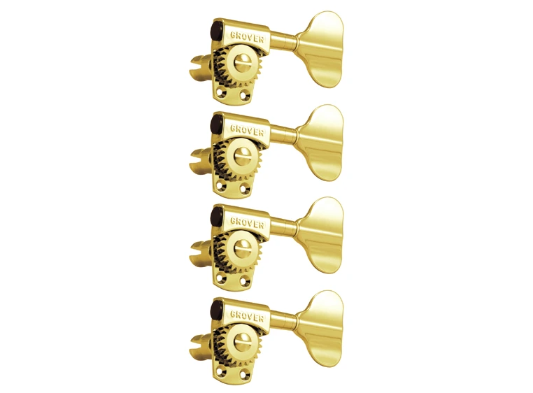 Grover 145G Titan Electric Bass Machine Heads, 2 + 2 - Gold 