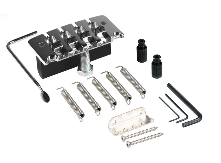 Hipshot 4-String Bass Tremolo .750" / 19 mm Spacing - Chrome 