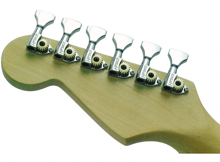 Hipshot Classic Open Guitar Tuning Machines - Bass Side (Left) - Chrome 