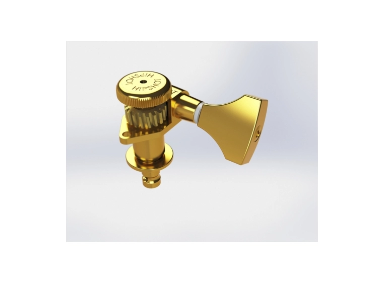Hipshot Grip-Lock Open Guitar Tuning Machines - Treble Side (Right) - Gold 