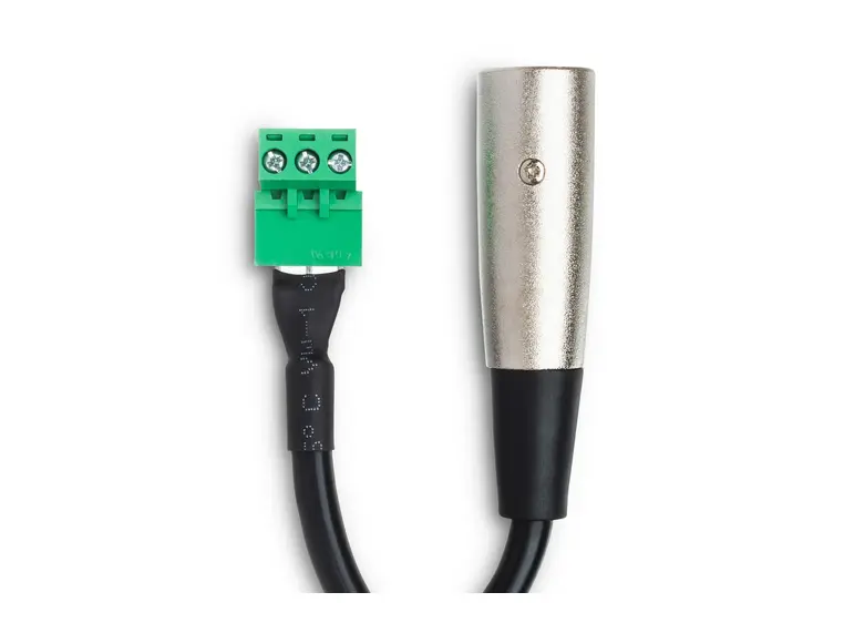 Hosa low-voltage adapter XLR M Til Phoenix XLR3M-PHX3M 