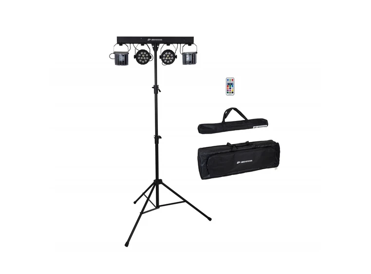 JB Systems Usb Partyset Lyspakke 2 x LED par, 2 x Effekter, Stativ og bag 