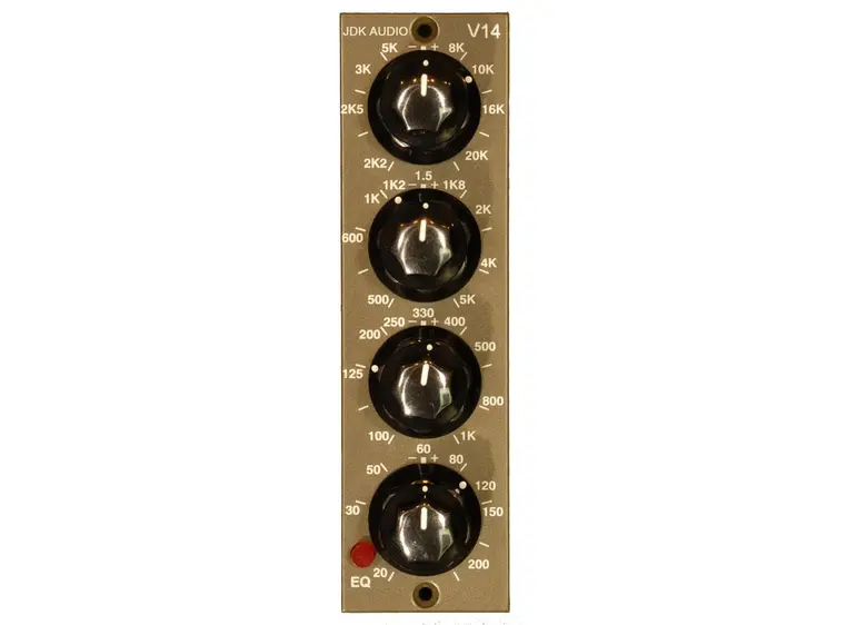 JDK V14 Single Channel 4-Band Equalizer 500 Series modules for API frames 