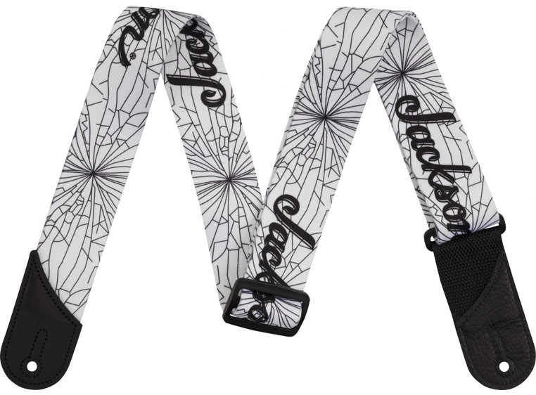 Jackson Cracked Mirror Strap White, 2" 