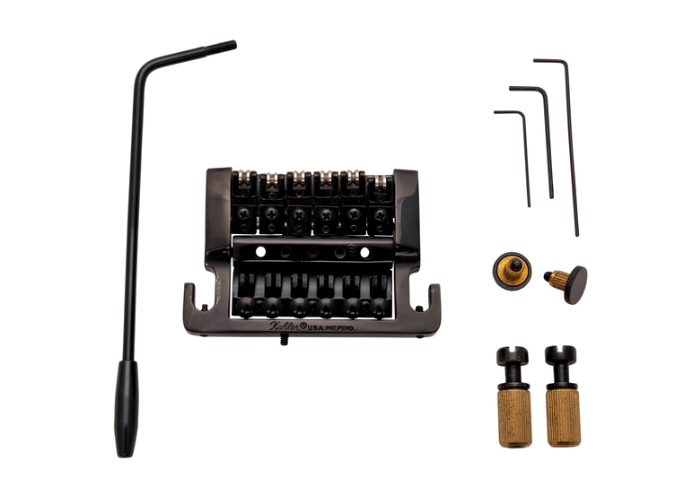 Kahler 2200 - Stud Mount Guitar Tremolo (Steel Cam / Steel Saddles) - Black 