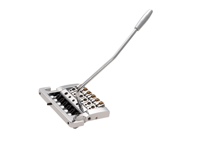 Kahler 2220 - Stud Mount Guitar Tremolo (Brass Cam / Brass Saddles) - Chrome 