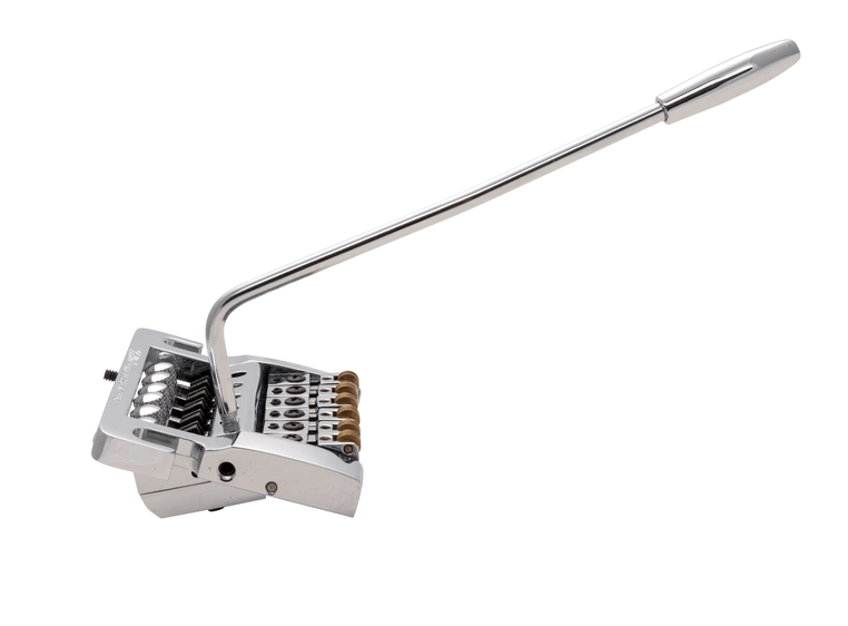 Kahler 2220 - Stud Mount Guitar Tremolo (Brass Cam / Brass Saddles) - Chrome 