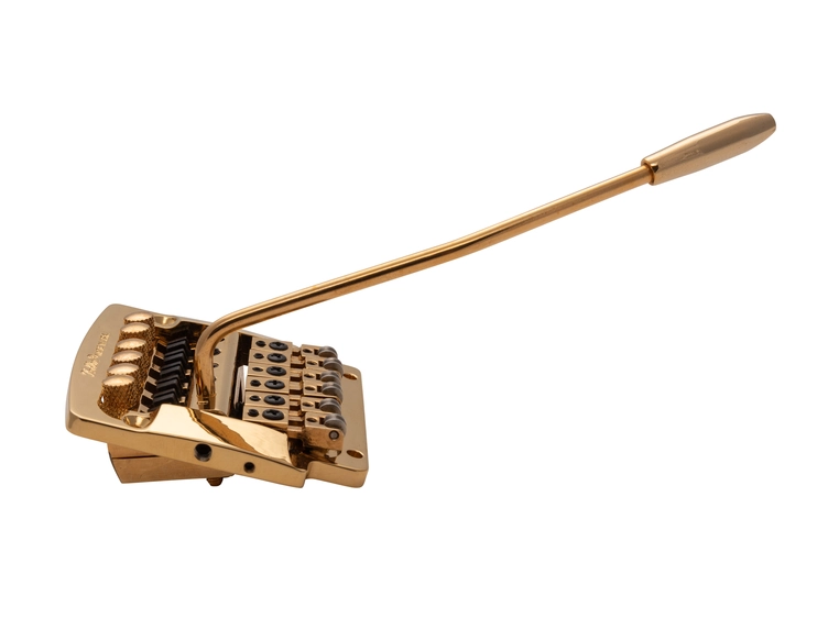 Kahler 2315 - Flat Mount Guitar Tremolo (Brass Cam / Steel Saddles) - Gold 