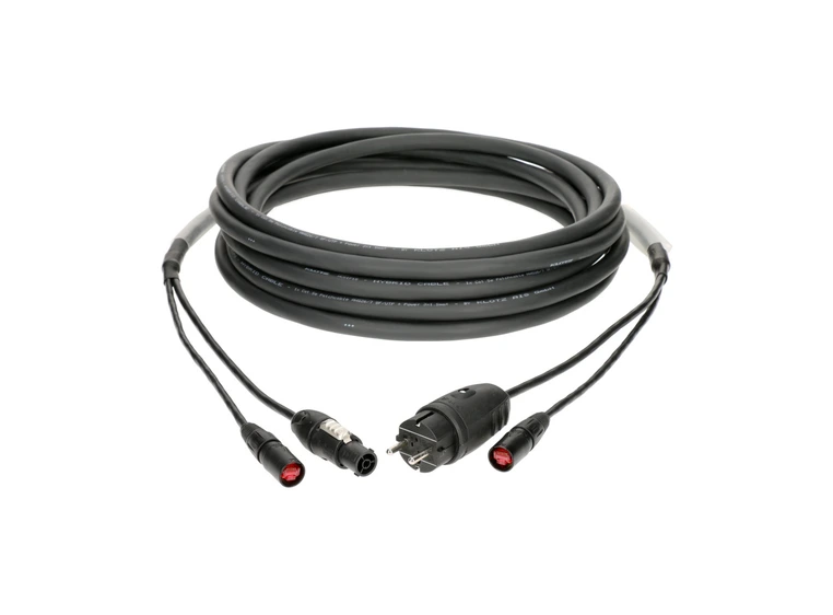 Klotz 1x CAT5e etherCON hybrid cable -schuko-powerCONTR 15m 
