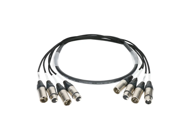 Klotz 4 ch loom ana/dig. 6m 2/2 XLR f/m - 2/2 XLR f/m 