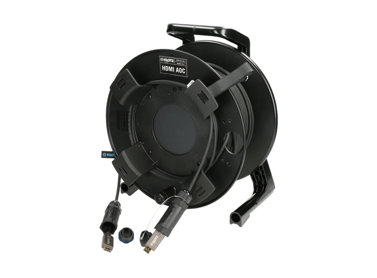 Klotz HDMI 2.1 Armored AOC Active optical cable drum 100m 