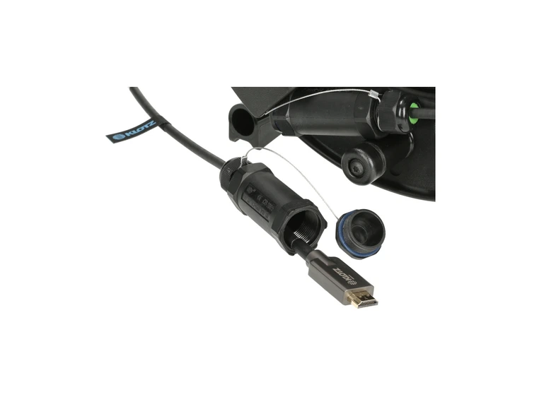 Klotz HDMI 2.1 Armored AOC Active optical cable drum 100m 