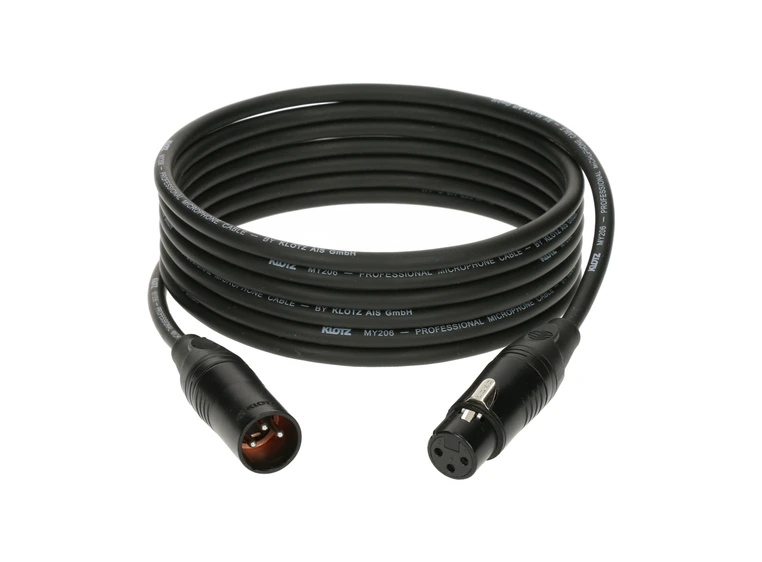 Klotz M1 professional microphone cable Sort Klotz XLR 0,3m 