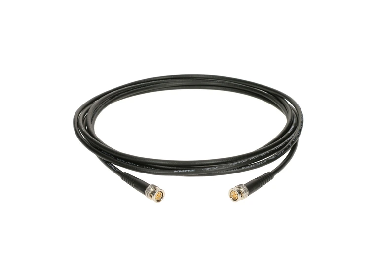Klotz UHD/4K Plug D&H BNCProM/ProM Black Sleeve Cable3m 