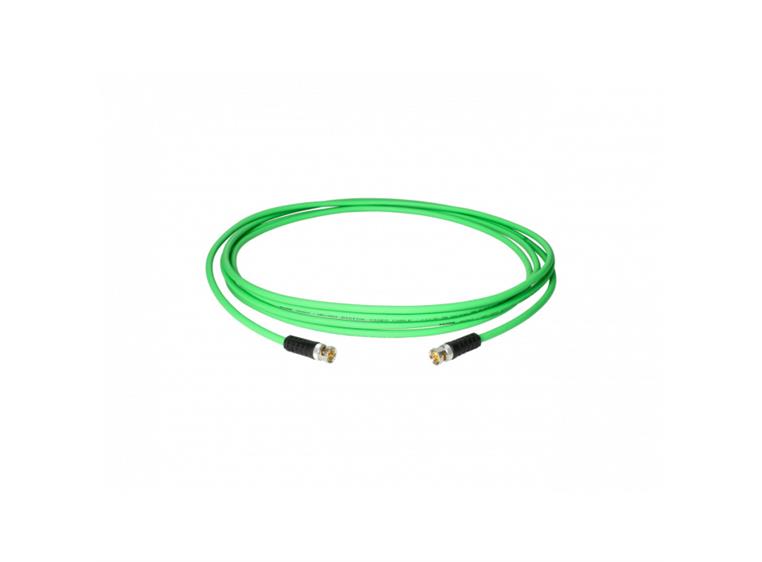 Klotz UHD/4K Plug D&H BNCslim Black Sleeve Video Cable 50m