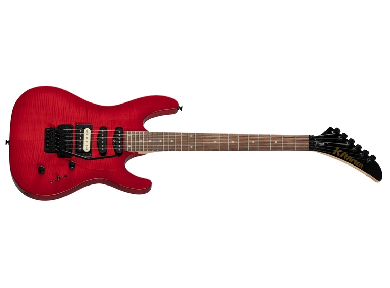 Kramer Striker Figured HSS Floyd Rose Special Transparent Red 