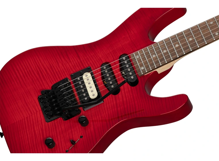 Kramer Striker Figured HSS Floyd Rose Special Transparent Red 