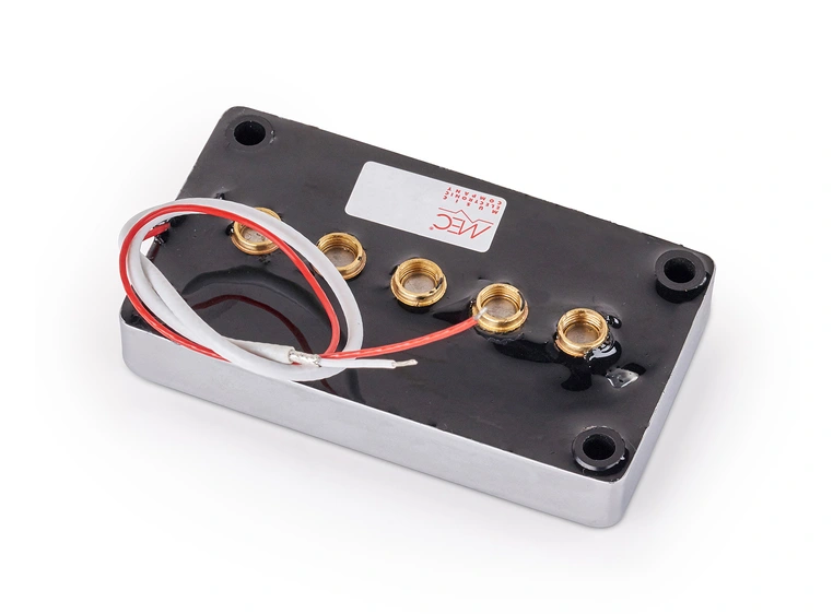 MEC Active Vintage Single Coil Bass Pickup, 5-String, Neck - Chrome 