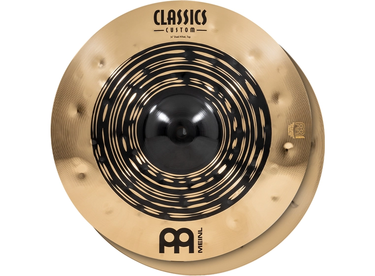 Meinl Cymbals CC14DUH Meinl 14 Classics Custom Dual Hihat" 