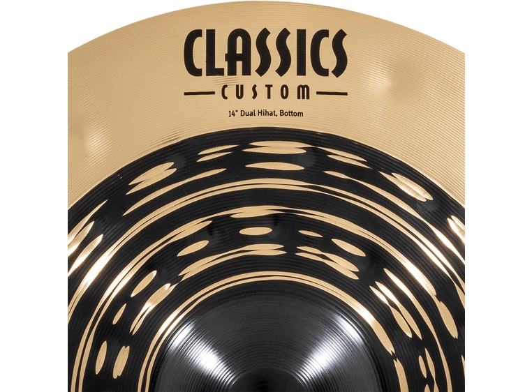 Meinl Cymbals CC14DUH Meinl 14 Classics Custom Dual Hihat" 