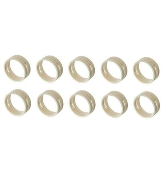 Neutrik hvit ring XX-plugg Pose med 10 stykk