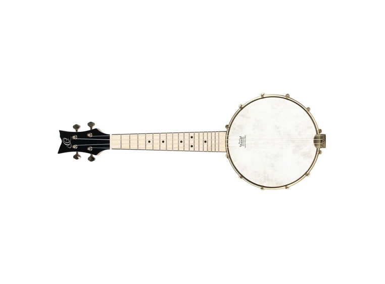 Ortega OUBJE90-MA-L 4-strengs Ukulele- Banjo med mik, Gigbag, Lefthand 